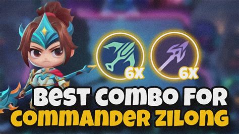 BEST COMBO FOR COMMANDER ZILONG MAGIC CHESS MLBB YouTube