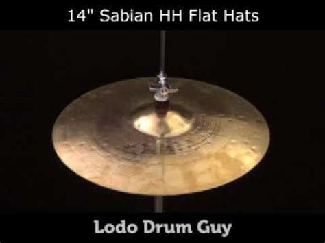 SOLD OUT 14 Sabian HH FLAT HATS Hihat Set VENTED YouTube