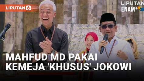 Mahfud Md Pakai Kemeja Putih Saat Gagal Jadi Cawapres Jokowi