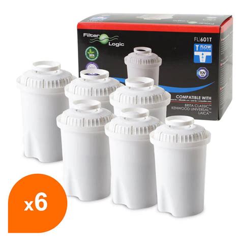 Cartouche Brita Classic Compatible Filtres Carafes Filtrantes FL 601T