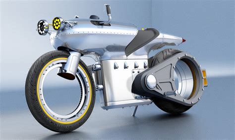 The Ezpin A Visionary Electric Retro Futuristic Motorcycle Concept