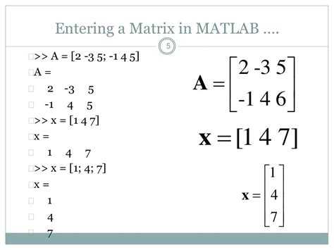 Matlab Matrices And Arrays