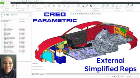 Creo Parametric External Simplified Representations Large Assembly