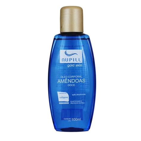 Óleo Corporal Nupill 100ml Amendoas Doce Colageno CORPORAL