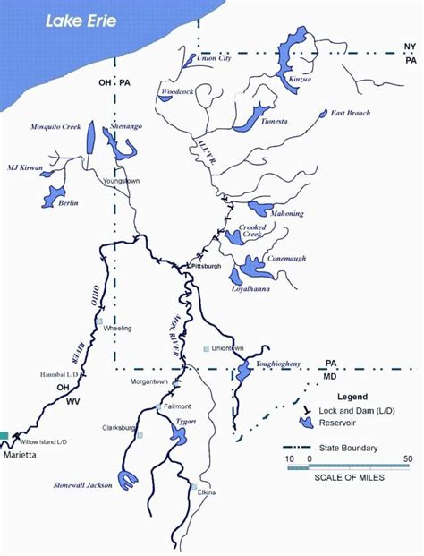 Ohio River Mile Marker Map – secretmuseum