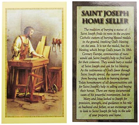 Dozenegg Saint Joseph Religious Authentic Statue Home Seller Kit With