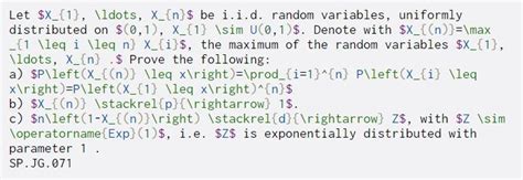 Solved Let X Ldots X N Be I I D Random Chegg