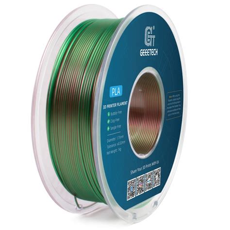 Pla Silk Dual Color Green Red D Printer Filament Geeetech