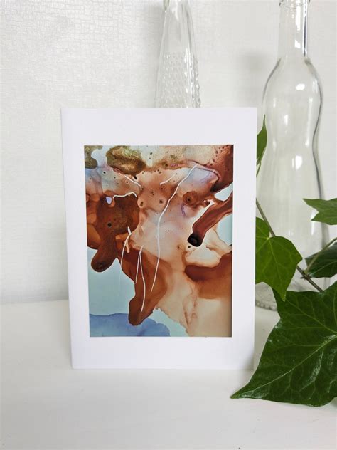 Alcohol Ink Card Nude Lady Alcohol Ink Painting Nude Lady Birthday Card Nude Lady Painting