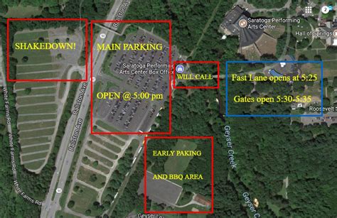 Blossom Music Center Parking Map 2024 - Aggie Sonnie