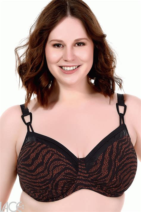 Primadonna Swim Issambres Bikini Top Gathered Cups E I Cup Black