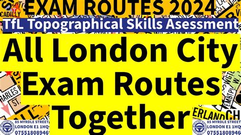 All London City Roads Together TfL Topographical Assessment Test 2024