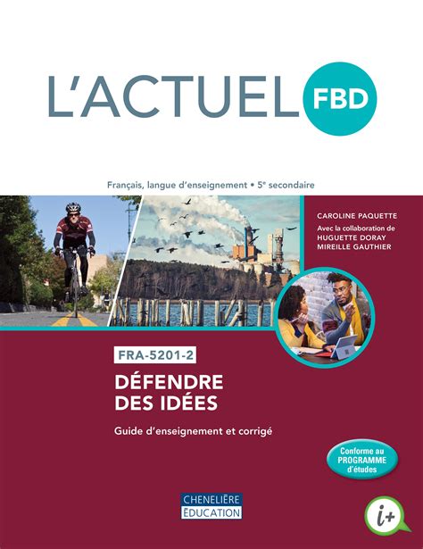 Lactuel 5e Secondaire Chenelière Éducation