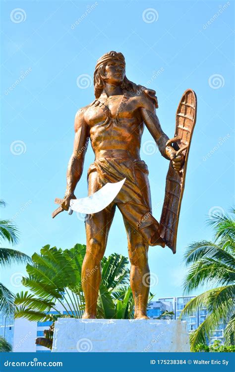 Lapu Lapu Shrine in Mactan Island, Cebu, Philippines Editorial Stock Image - Image of head, lapu ...