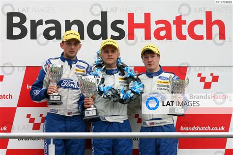 Brands Hatch Kent Nd Th June Race Ecoboost Podium L R