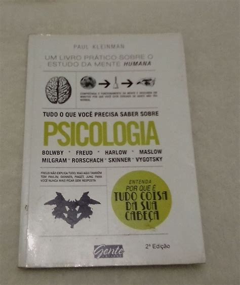 Tudo O Que Você Precisa Saber Sobre Psicologia Livro Usado 44733549