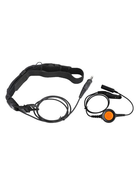 Tactical Throat Tube Mic Mm Plug Headset Pour Xpr Xpr