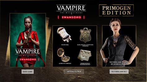 Vampire The Masquerade Swansong PRIMOGEN EDITION 韩语 简体中文 繁体中文 英语