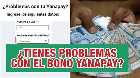 Bono Yanapay Consulta Aqu El Cronograma Para Los Y Soles Por