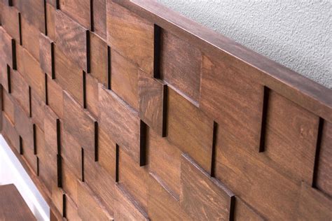 DIY Wood Headboard (Mid Century Modern Inspired) - DIY Candy