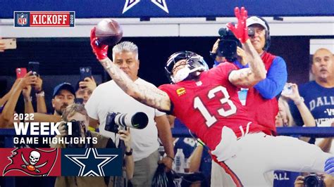 Tampa Bay Buccaneers vs. Dallas Cowboys | Week 1 Game Highlights - Win ...