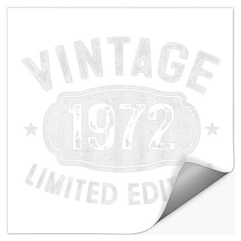 Vintage Limited Edition Year Old Th Birt Stickers Sold By