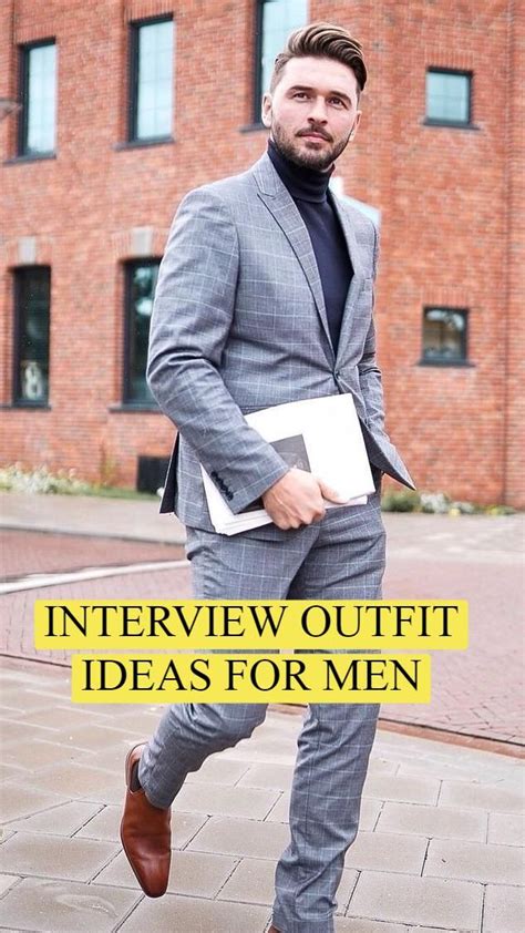 INTERVIEW OUTFIT IDEAS FOR MEN | Business casual men, Interview outfit ...