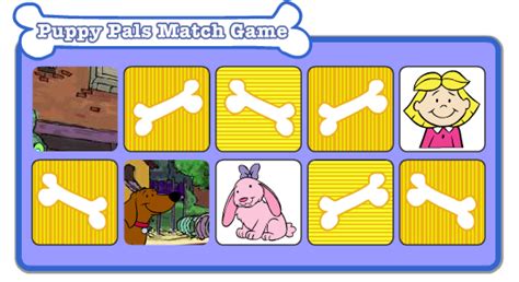 Clifford Puppy Pals Match Game Play Online On Flash Museum