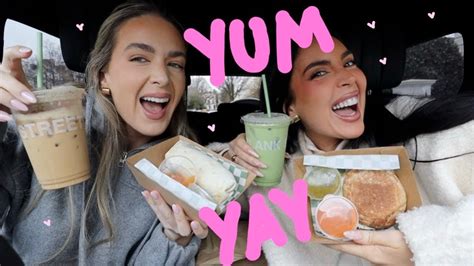 GET DRIVE THRU BREAKFAST WITH US Sophia And Cinzia YouTube