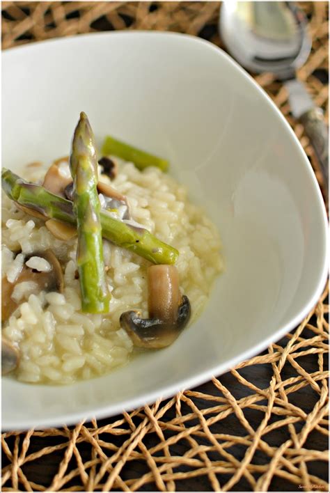 Sweet My Kitchen Risotto De Cogumelos Espargos E Lim O