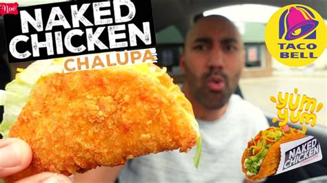 Too Tiny Naked Chicken Chalupa Review Taco Bell Youtube