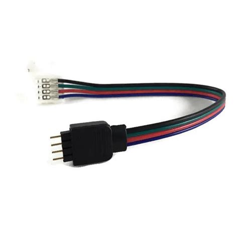 Conector Fita Led Rgb De Vias C Conector P Escorrega O Pre O