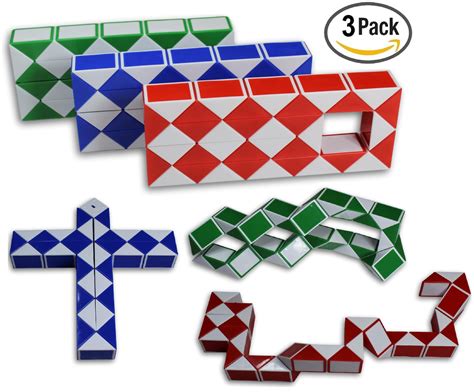 Large Speed Cube Magic Snake Ruler Twist Puzzle 36 Wedges Twist Toys 3