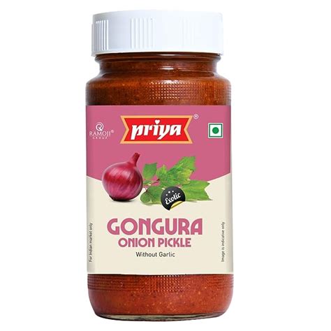 Priya Gongura Onion Pickle Without Garlic G Telugu Style Achar