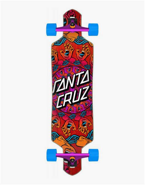 Santa Cruz Mandala Hand Drop Through Longboard 36 X 9