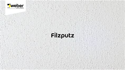 Filzputz Serie Putzstrukturen Youtube