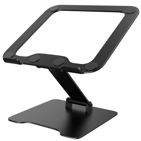 Aluminium Laptop Stand For Desk Height Adjustable Foldable Riser For