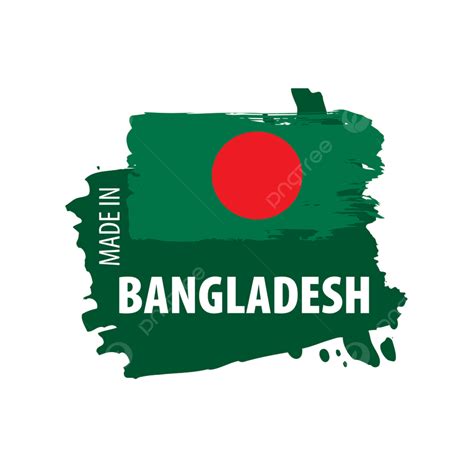 Bangladesh Flag Clipart Vector Bangladesh Flag Ribbon Tape Vector