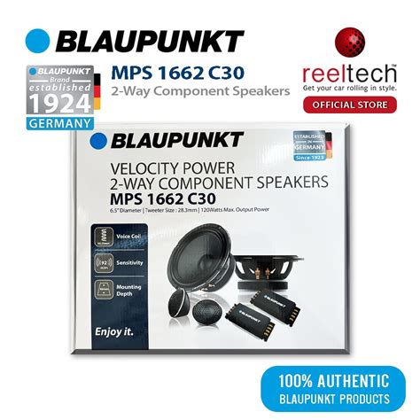 Blaupunkt MPS 1662 C30 2 Way Component Speakers Tweeter Car