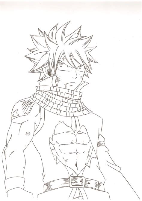 Natsu Dragneel Coloring Pages Coloring Pages