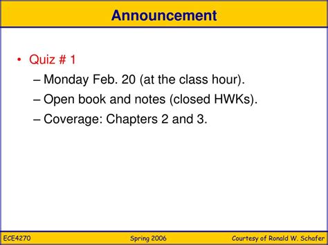 Ppt Ece Fundamentals Of Dsp Lecture B Discrete Time Fourier