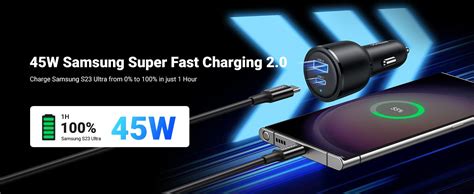 Buy the UGREEN CD239 PD 63W Car Charger - USB-C & USB-A - PSS 45W Super ...