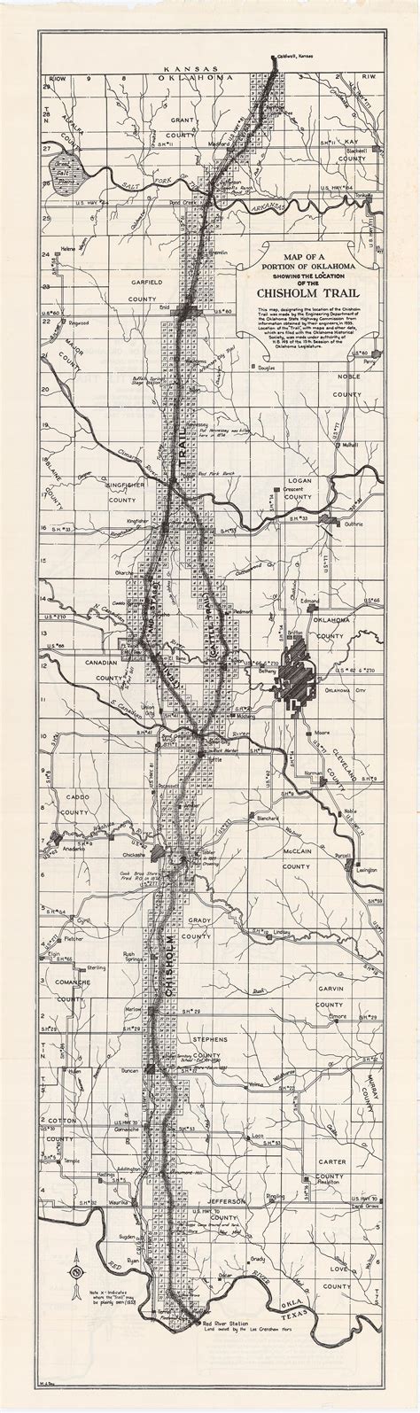 Old Texas Cattle Trail Map Moorcroft And The Cattle Trails Moorcroft