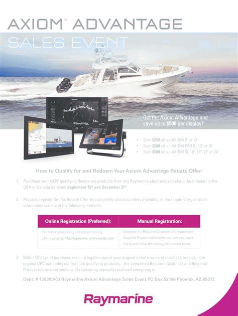 Fillable Online Axiom Advantage Raymarine Fax Email Print Pdffiller