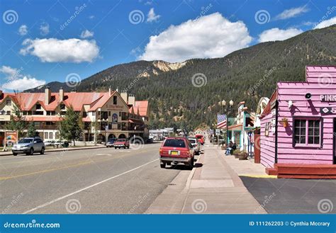 Resort Town of Red River, New Mexico Editorial Stock Photo - Image of ...