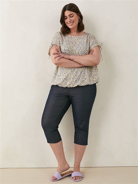 Basic Denim Capri Leggings Penningtons