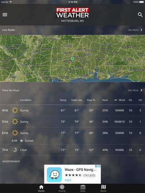 WDAM 7 Hattiesburg Weather - appPicker