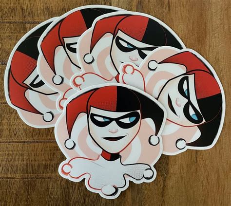 Harley Quinn Vinyl Sticker Etsy Harley Quinn Sticker Etsy Etsy Items