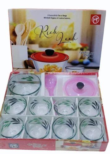 8 Piece Printed Glass Bowl Set Capacity 250 Ml At Rs 145 Set In