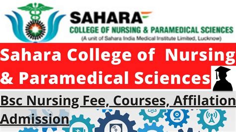 Sahara College Of Nursing Paramedical Sciences Lucknow Bsc Nursing